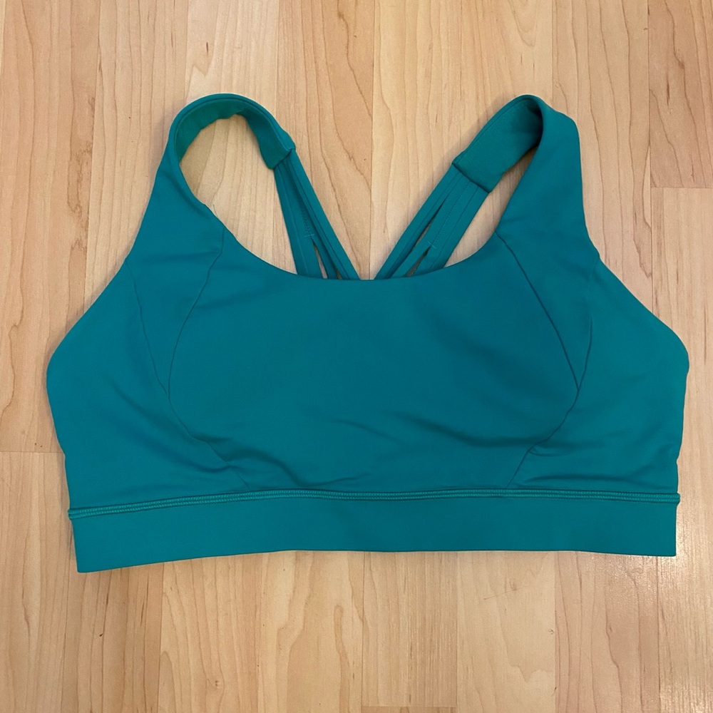 Maldives Green Free to Elevate Lululemon Sports Bra